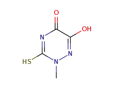 2-methyl-3-mercapto-5-oxo-6-hydroxy-2,5-dihydro-1,2,4-triazine