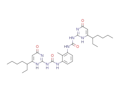1-[6-(1-ethyl-pentyl)-4-oxo-1,4-dihydro-pyrimidin-2-yl]-3-(3-{3-[6-(1-ethyl-pentyl)-4-oxo-1,4-dihydro-pyrimidin-2-yl]-ureido}-2-methyl-phenyl)-urea