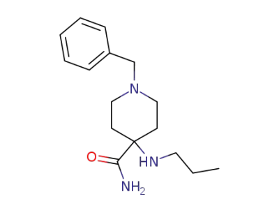 1-benzyl-4-(propylamino)piperidine-4-carboxamide