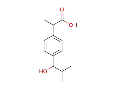 2-(4-(1-hydroxy-2-methylpropyl)phenyl)propanoic acid