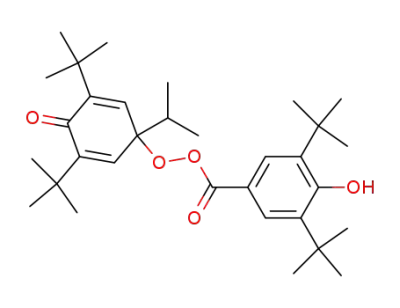 1-isopropyl-3,5-di-tert-butyl-4-oxo-2,5-cyclohexadienyl 3,5-di-tert-butyl-4-hydroxyperbenzoate
