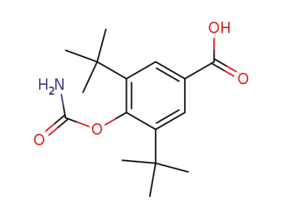 2,6-di-tert-butyl-4-carboxyphenyl carbamate
