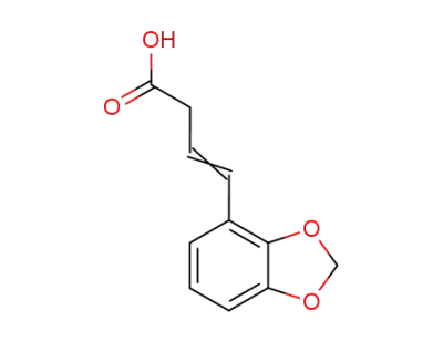 [(2,3-methylenedioxy)phenyl]but-3-enoic acid